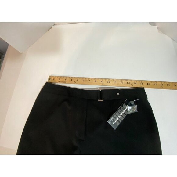 Rafaella Black Short Skirt Zipper Buckle Closure Stretchy Woman’s Size 10P NWT - Picture 7 of 9